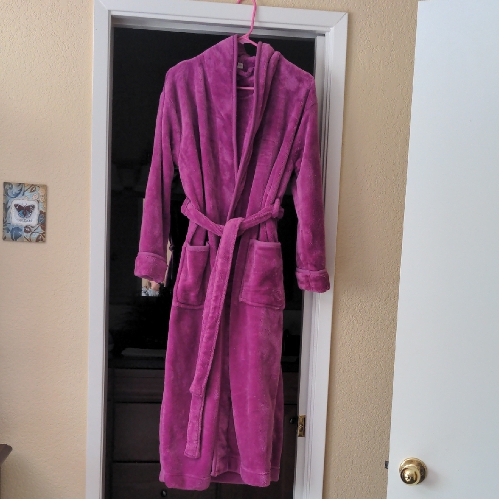 Plush Purple Bathrobe
